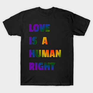 Love is a Human Right T-Shirt